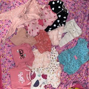 Baby girl valentines theme bundle
